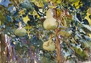 John Singer Sargent Gourds painting